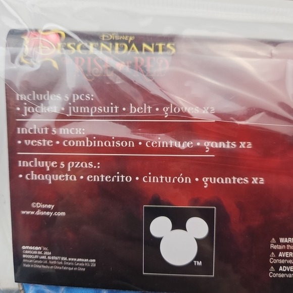 Disney‎ Descendants 4 The Rise Of Red Chloe Halloween Costume Child Medium 8-10 - Picture 4 of 12